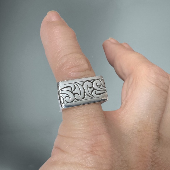 🌺 Lois Hill Sterling Ring-Heavy! - Picture 4 of 15